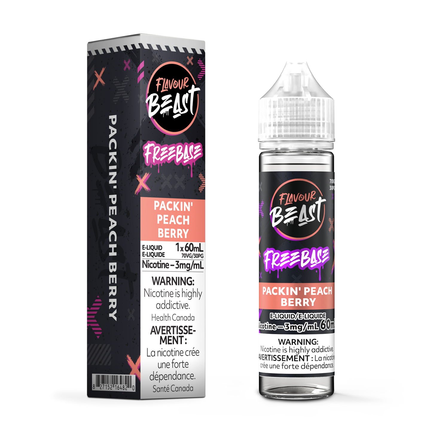 Packin Peach Berry 60ml 3mg