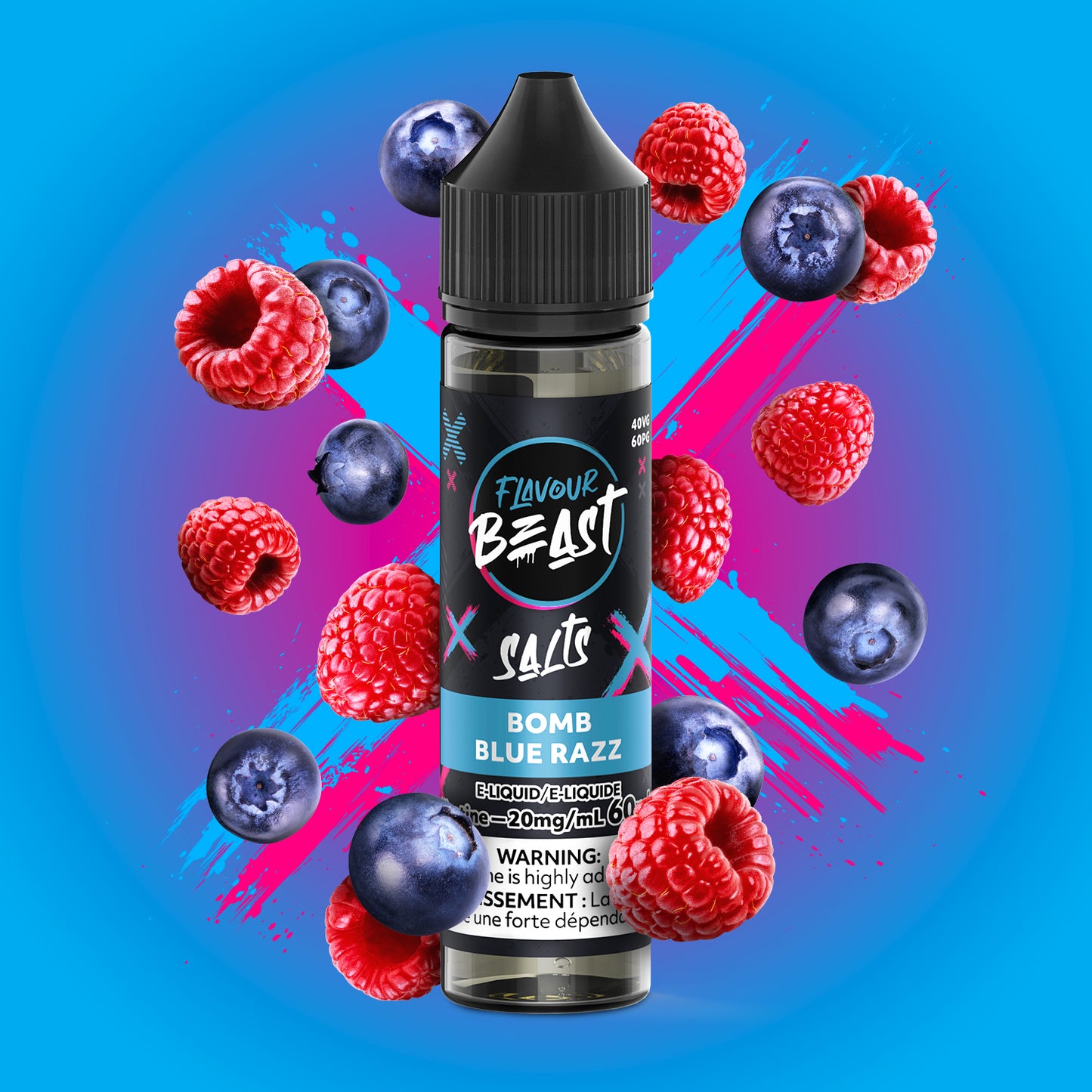 Bomb Blue Razz - 20mg