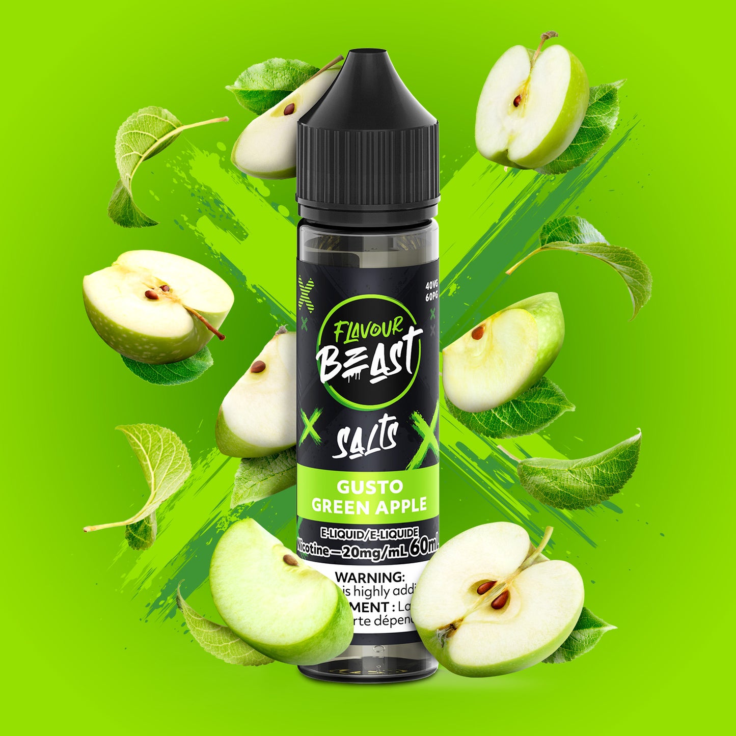 Gusto Green Apple 60mL - 20mg