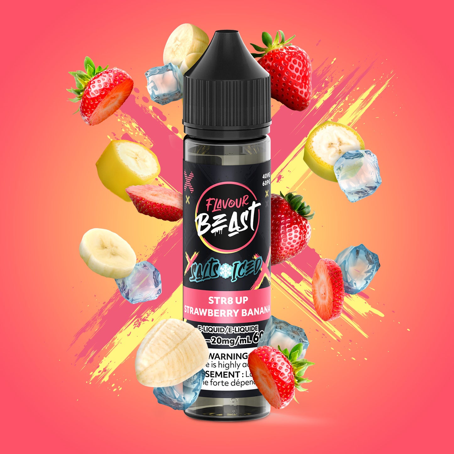 Str8 Up Strawberry Banana - 20mg