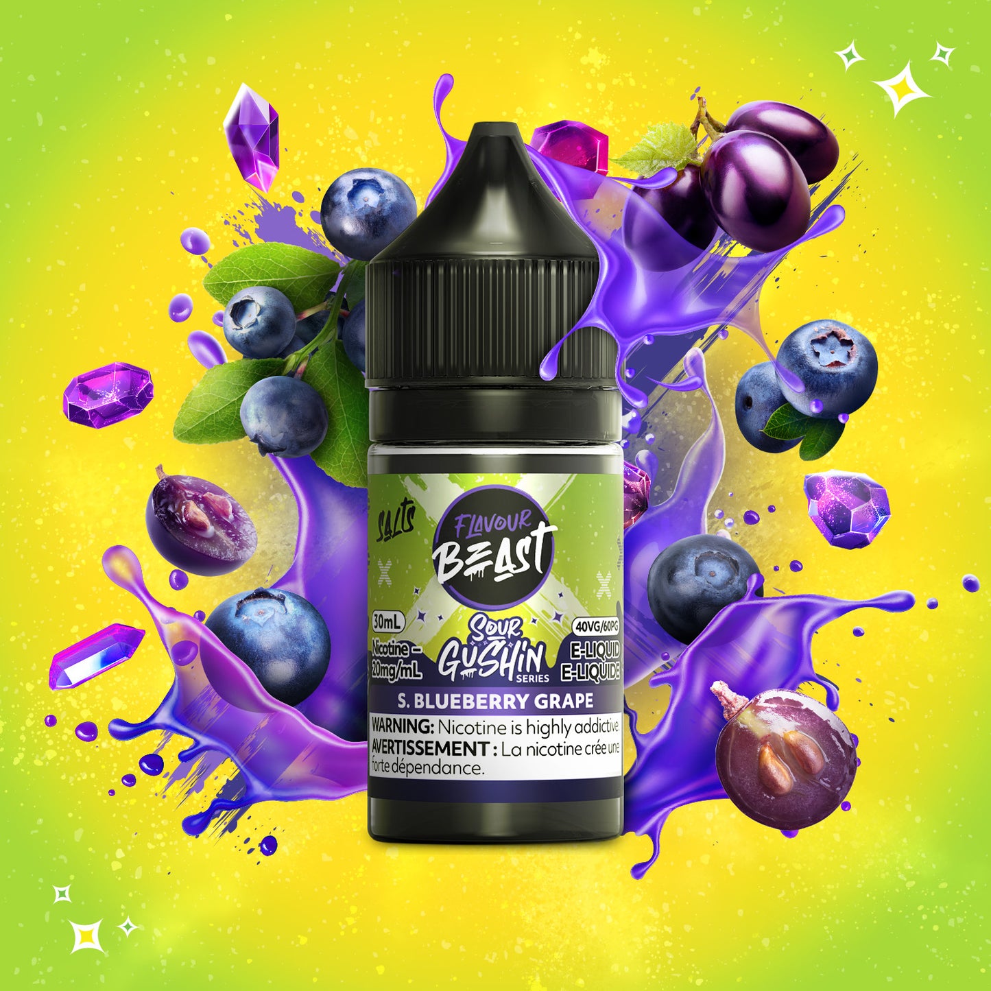 Sour Gushin Blueberry Grape