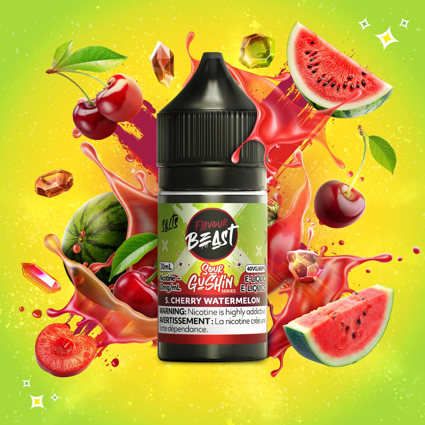 Sour Gushin Cherry Watermelon