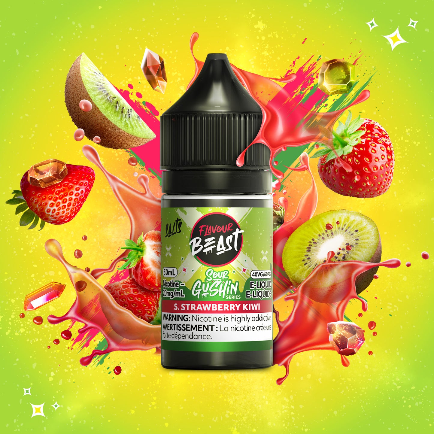 Sour Gushin Strawberry Kiwi
