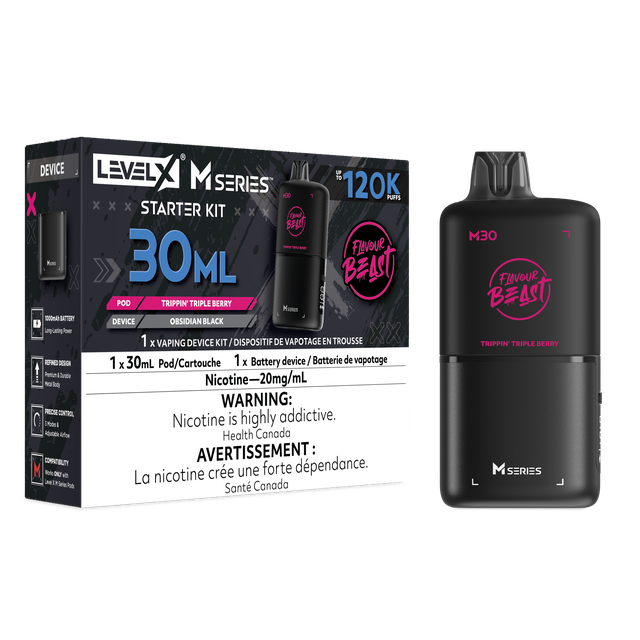 Level X M Series 30ml Starter Kit- Trippin' Triple Berry