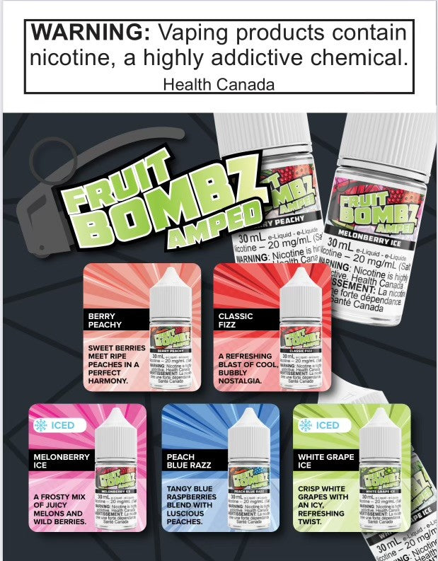 Fruit Bombz - 30ml Salt (AB) Made in Canada
