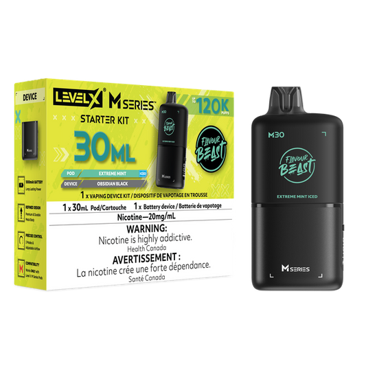 Level X M Series 30ml Starter Kit- Extreme Mint