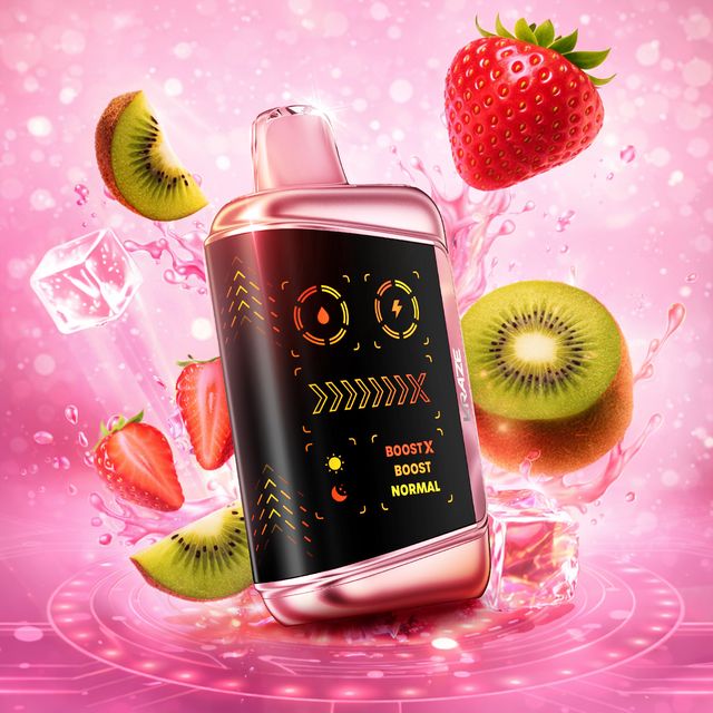 Kraze Mega X - Strawberry Kiwi Ice