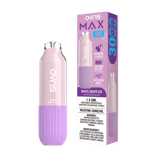 OVNS MAX- White Grape Ice
