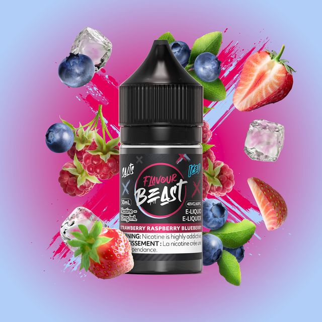 Strawberry Raspberry Blueberry Iced