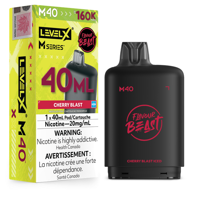Level X M Series 40ml Pod- Cherry Blast