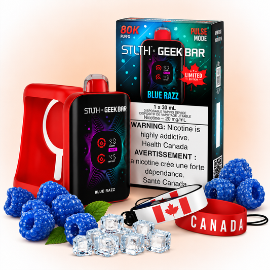 Stlth X Geekbar Canada Ed- Blue Razz