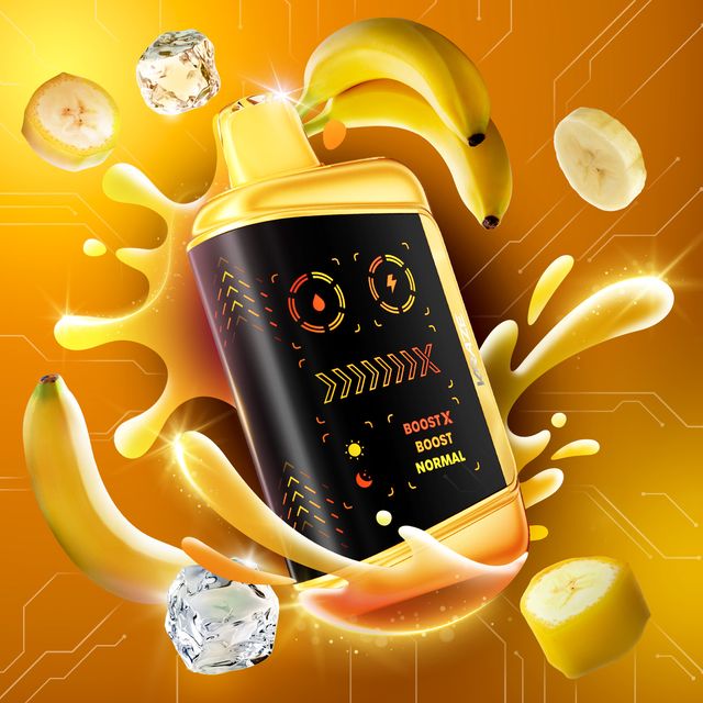 Kraze Mega X - Bananna Blast Ice