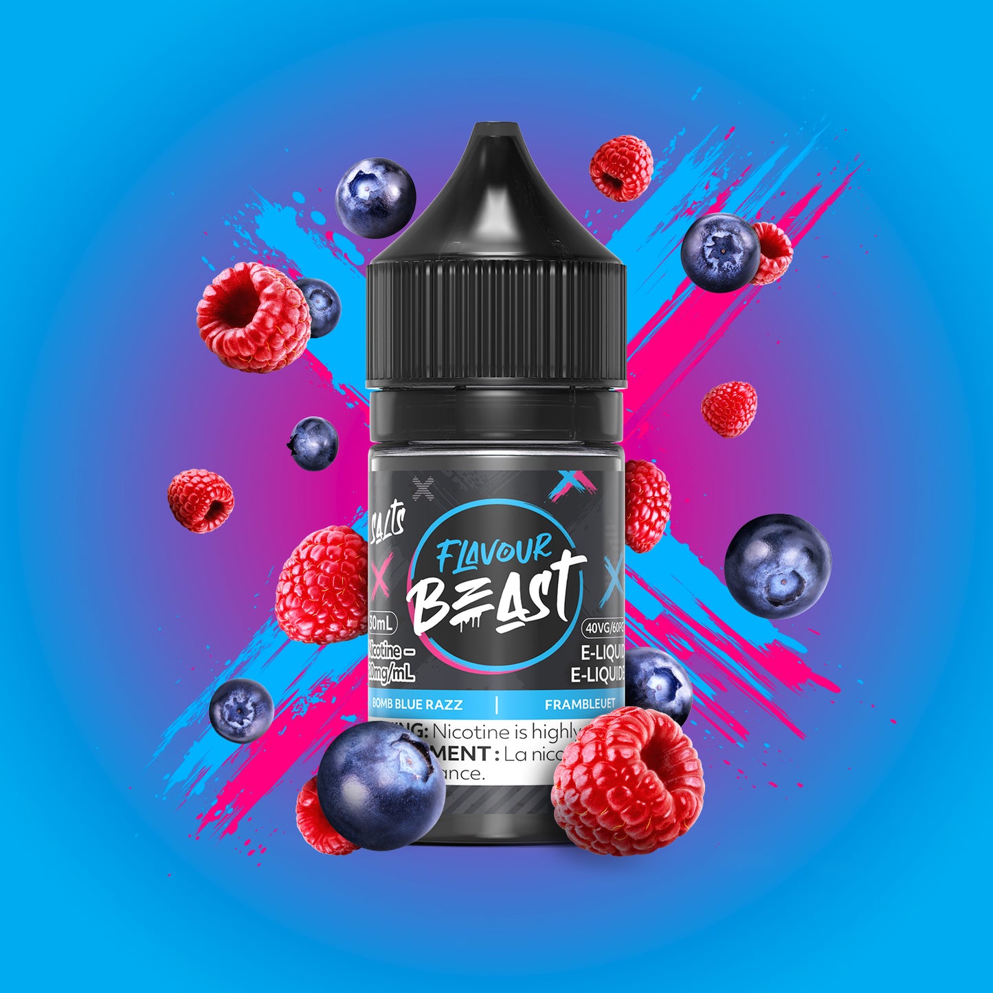Bomb Blue Razz 10mg (AB) 1A