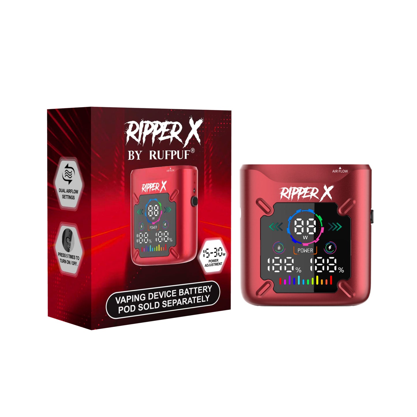 Ripper X Battery- Red