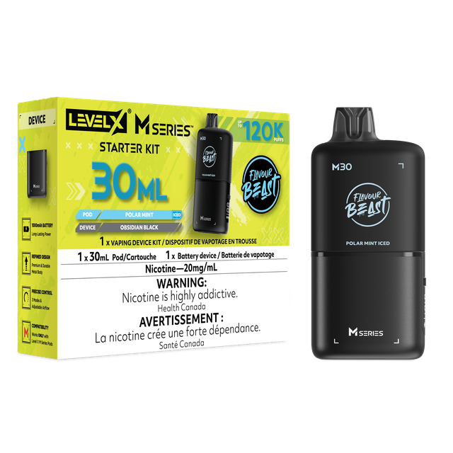 Level X M Series 30ml Starter Kit- Polar Mint