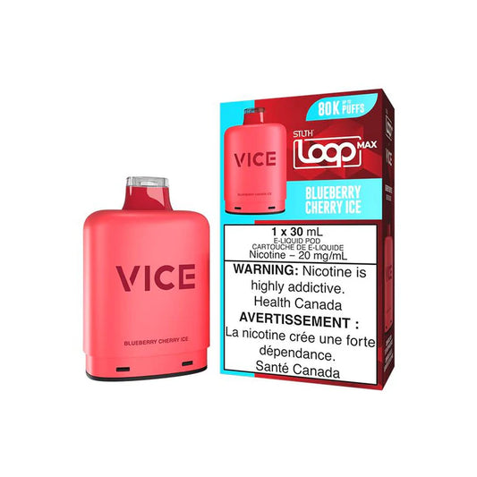 Stlth X Vice - Blueberry Cherry Ice