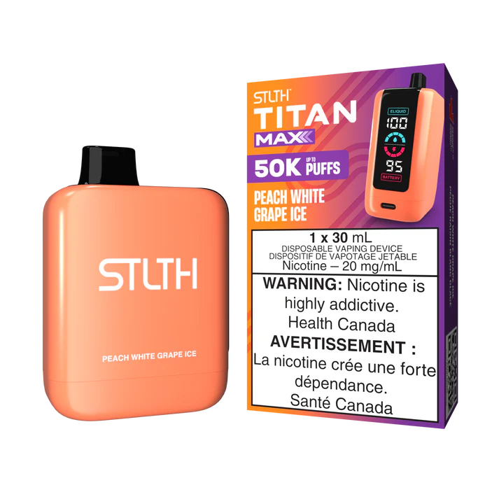 Titan - Peach White Grape Ice