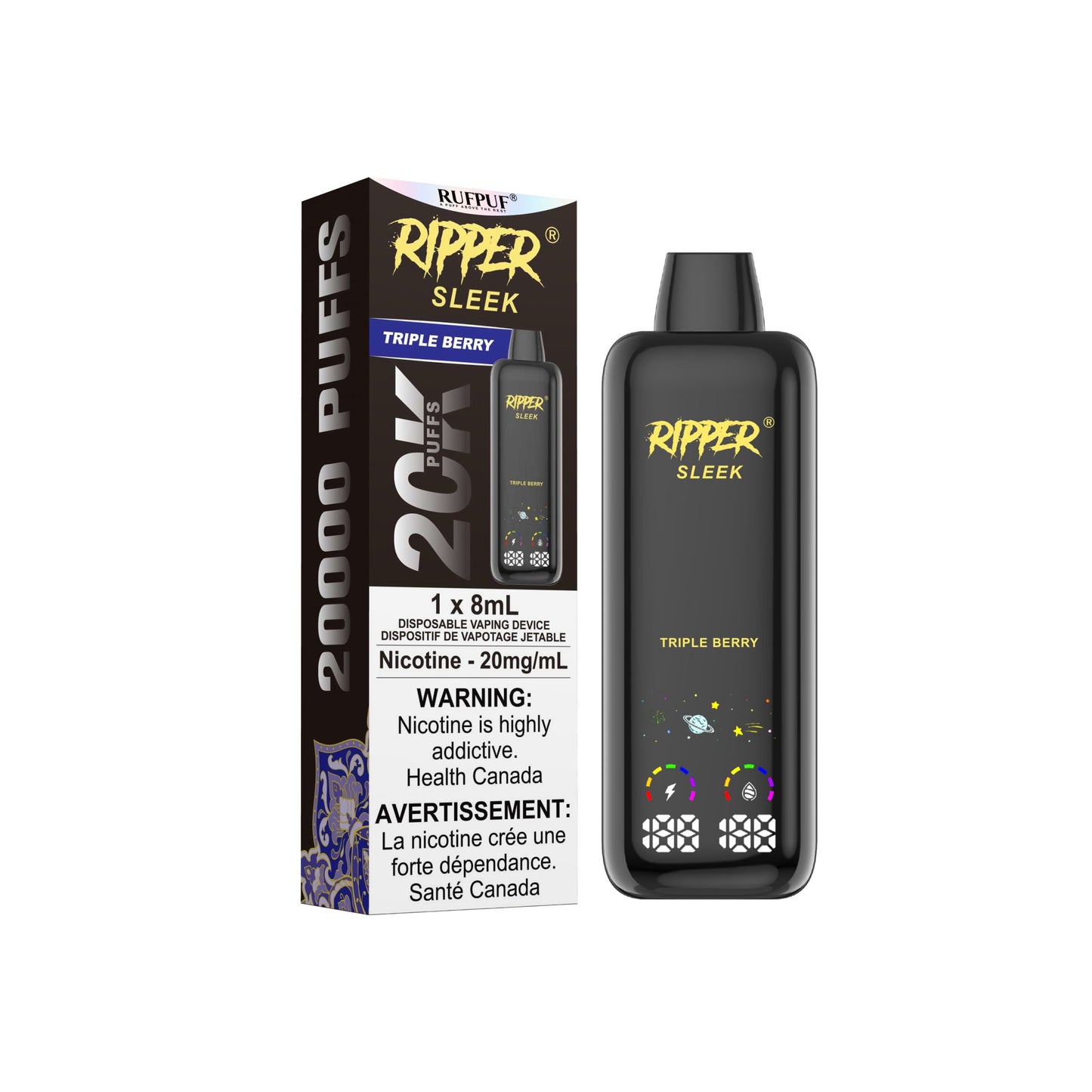 Ripper Sleek- Triple Berry 20mg (New Price)