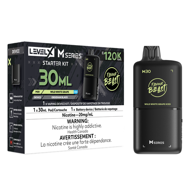 Level X M Series 30ml Starter Kit- Wild White Grape