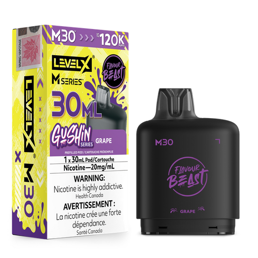 Level X M Series 30ml Pod - Gushin Grape