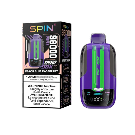 Spin - Peach Blue Raspberry