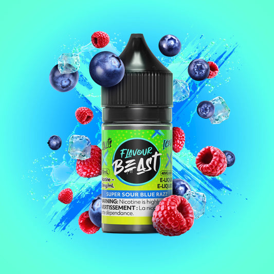 Super Sour Blue Razz Iced 20mg
