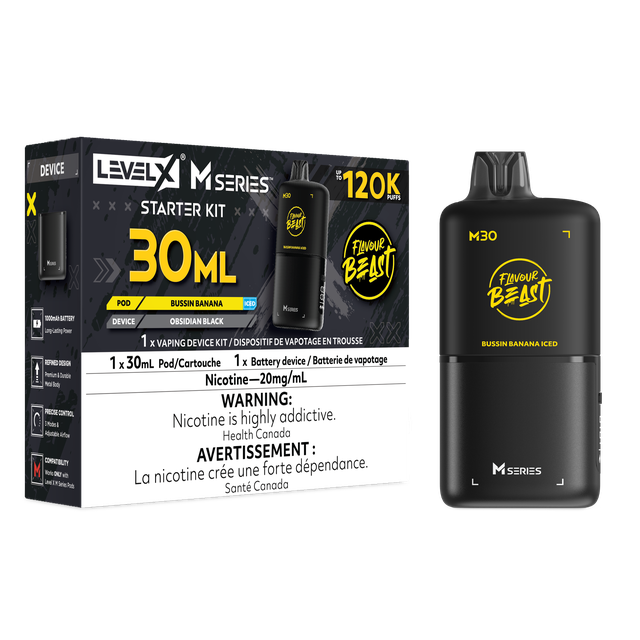 Level X M Series 30ml Starter Kit- Bussin Banana